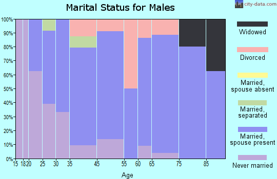 Mazeppa marital status for males
