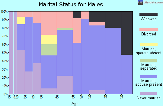 Milaca marital status for males