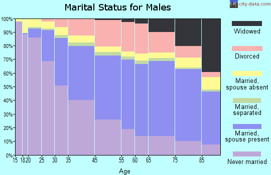 Minneapolis marital status for males