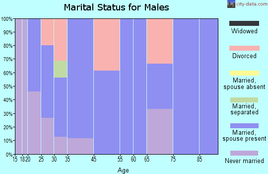 Deatsville marital status for males