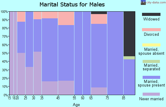 Morgan marital status for males