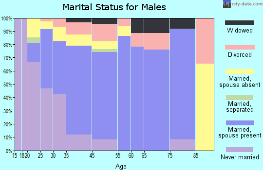 Berryville marital status for males