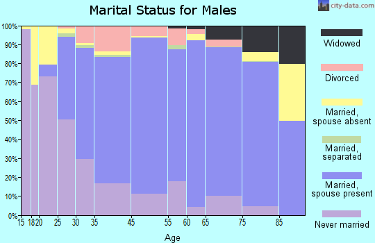 New Ulm marital status for males