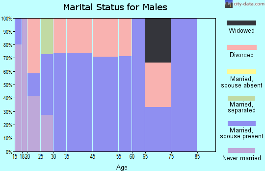 Bigelow marital status for males