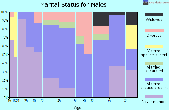 Onamia marital status for males
