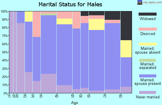Osakis marital status for males