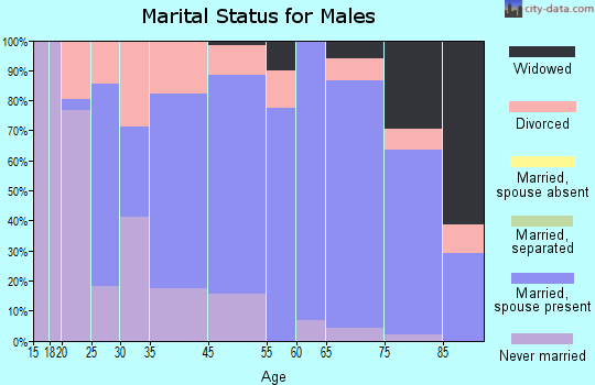 Perham marital status for males