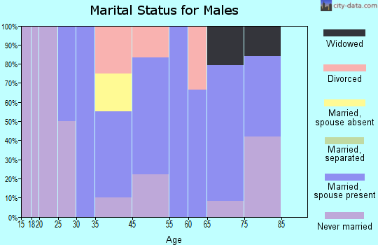 Peterson marital status for males