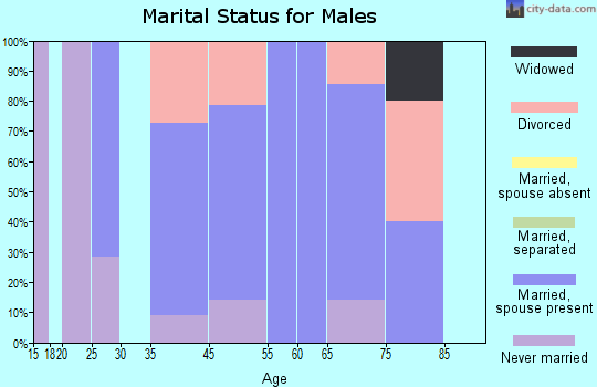 Porter marital status for males