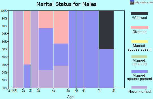 Richville marital status for males