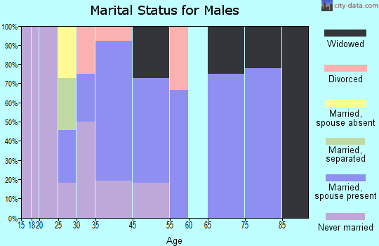 Shelly marital status for males
