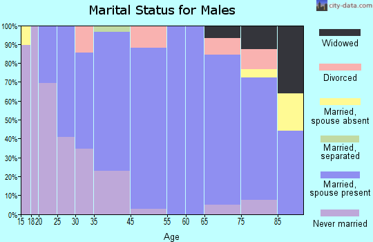 Slayton marital status for males