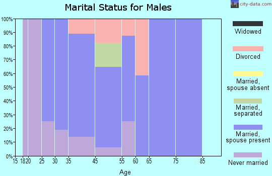 Sturgeon Lake marital status for males