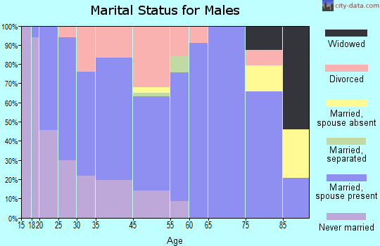 Two Harbors marital status for males