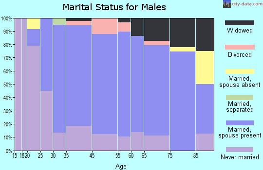 Warren marital status for males