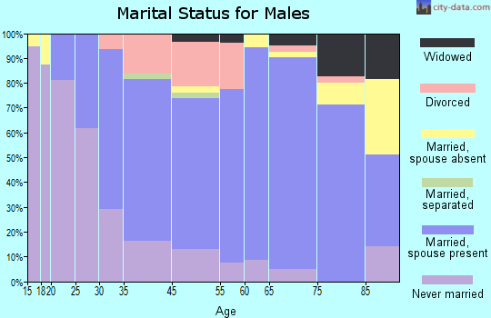 Wheaton marital status for males