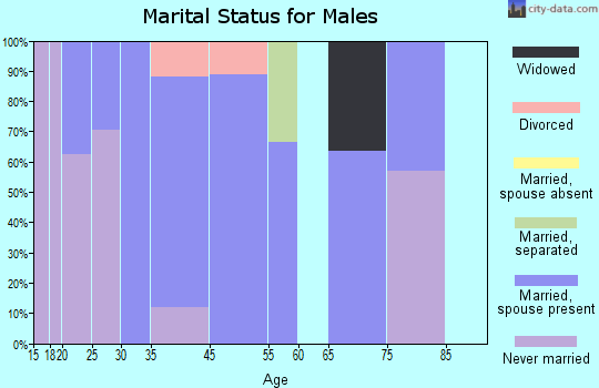 Wrenshall marital status for males