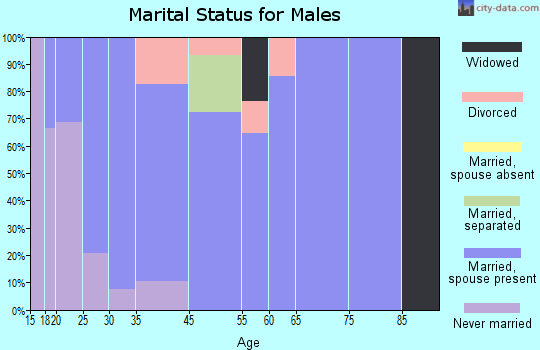 Abbeville marital status for males