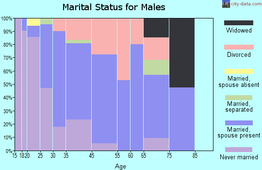 Flowood marital status for males