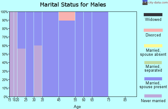 Hurley marital status for males