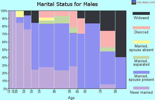 Inverness marital status for males