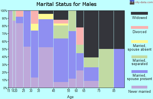 Metcalfe marital status for males