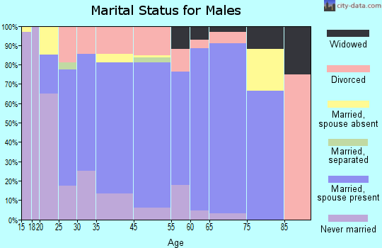 Monticello marital status for males