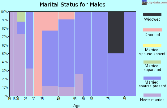 Nellieburg marital status for males