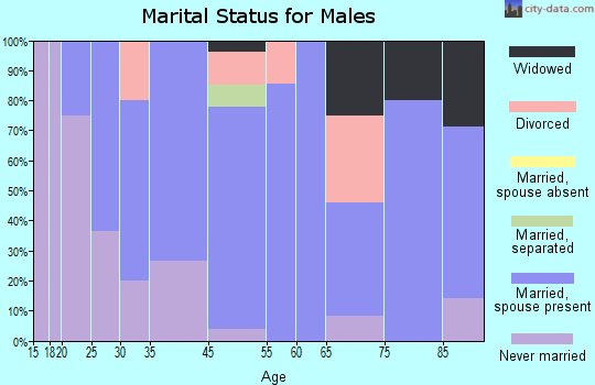 Osyka marital status for males