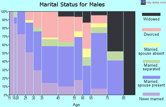 Shannon marital status for males