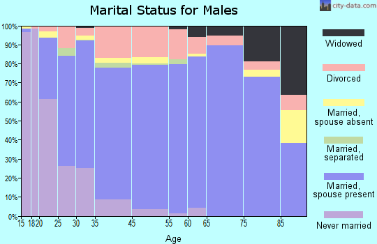 Southaven marital status for males
