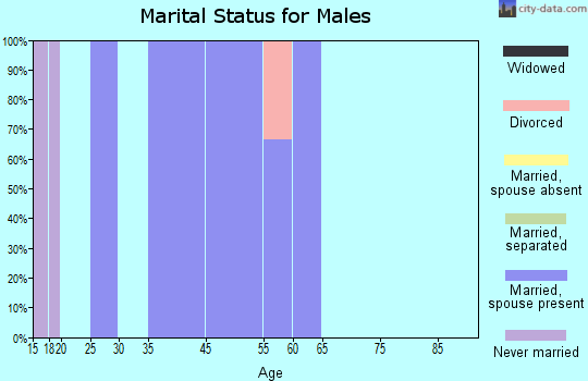 Tillatoba marital status for males