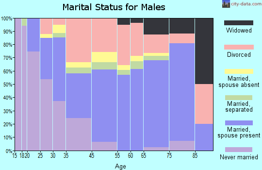 Verona marital status for males