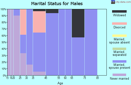 Agency marital status for males