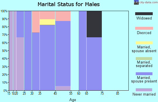 Amazonia marital status for males