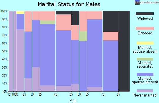 Auxvasse marital status for males