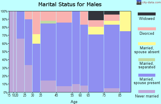 Bethany marital status for males