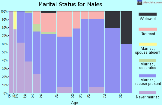 Bourbon marital status for males
