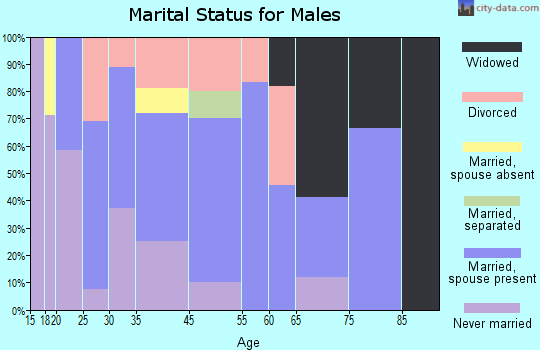 Breckenridge marital status for males