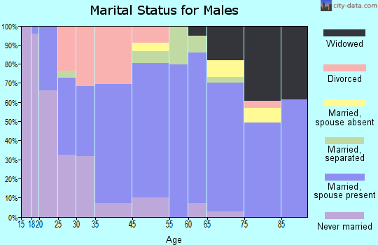 Cassville marital status for males