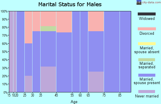 Centerview marital status for males