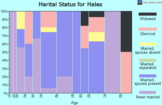 Chilhowee marital status for males