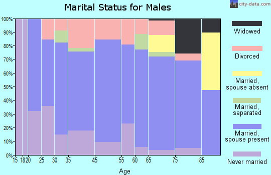 Dixon marital status for males