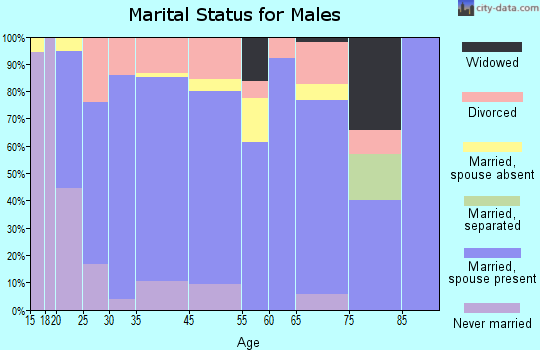 Dover marital status for males