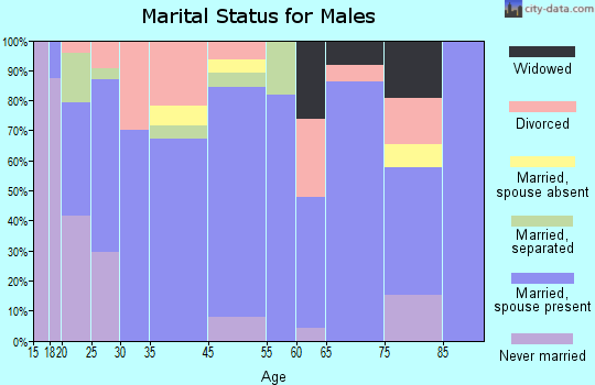 Ellington marital status for males