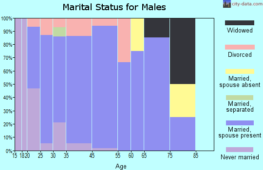 Fair Grove marital status for males