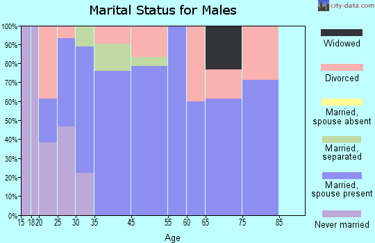 Galena marital status for males
