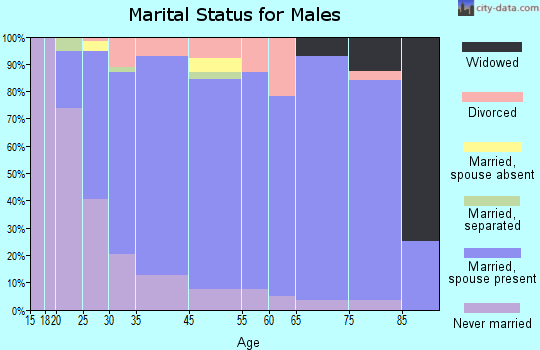 Gallatin marital status for males