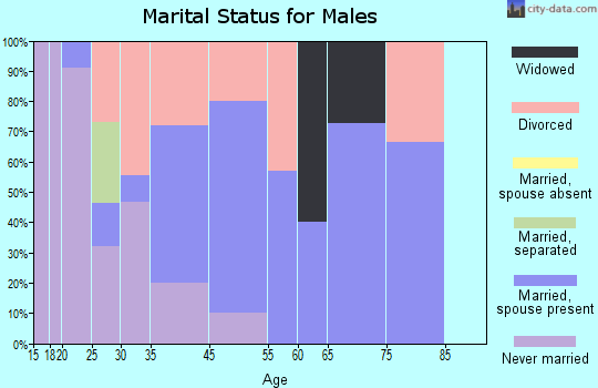 Henrietta marital status for males