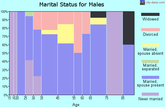 Emmet marital status for males